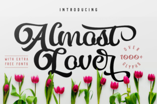Almost Lover: A Bold and Bouncy Calligraphy Font