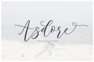 Asdore: The Elegant Script Font for Editorial Design