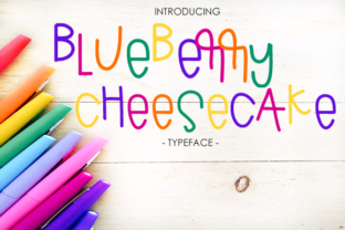 Blueberry Cheesecake: A Bold and Simple Handwritten Font for Web Design