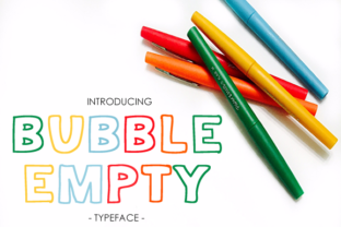 Bring Your Designs to Life with Bubble Empty Font