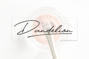 Dandelion: A Vibrant Script Font for Editorial Design