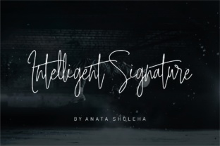 Discover the Elegance of Intelligent Signature Font