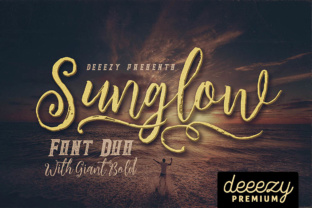 Discover the Elegance of Sunglow: A Vintage Script Font