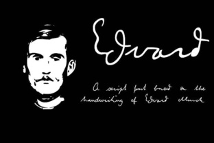 Edvard: A Handwritten Font for Elegant Craft Projects