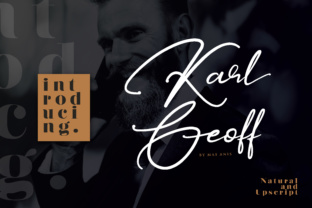 Elevate Your Brand with Karl Geoff: A Unique Handwritten Script Font