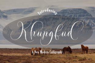 Enhance Your Web Design with Khungfud Calligraphy Font
