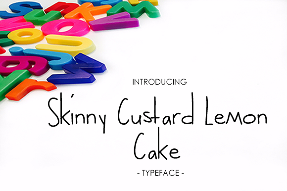 Enhance Your Web Design with Skinny Custard Lemon Cake Font