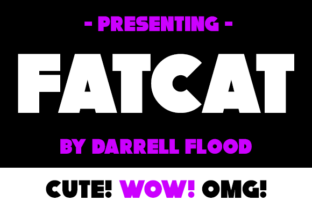 FatCat: The Perfect Font for High-Impact Craft Projects