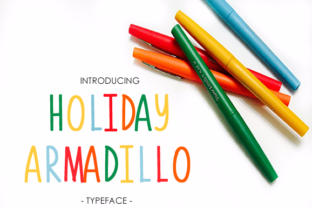 Holiday Armadillo: A Versatile Sans Serif Font for Elegant Design