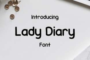Lady Diary: A Charming Sans Serif Font for Crafters