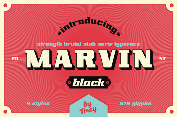 Marvin Black: A Bold Slab Serif for Editorial Design