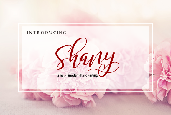 Shany: A Modern Handwritten Font for Stylish Editorial Design