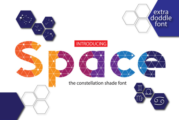 Space: A Unique Decorative Font for Modern Branding
