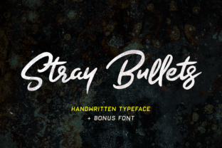 Stray Bullets: A Handwritten Font for Stylish Web Design
