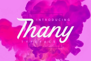 Thany: A Painterly Font for Elegant Editorial Design