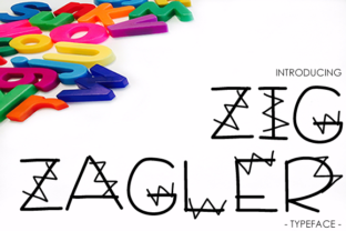 Zig Zagler: A Playful Decorative Font for Creative Marketers